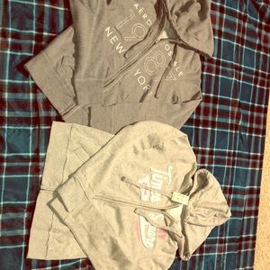 Aeropostale zip up sweaters!